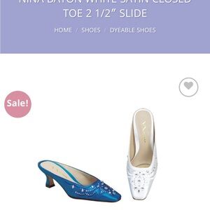 ISO‼️Dyeable Nina mules